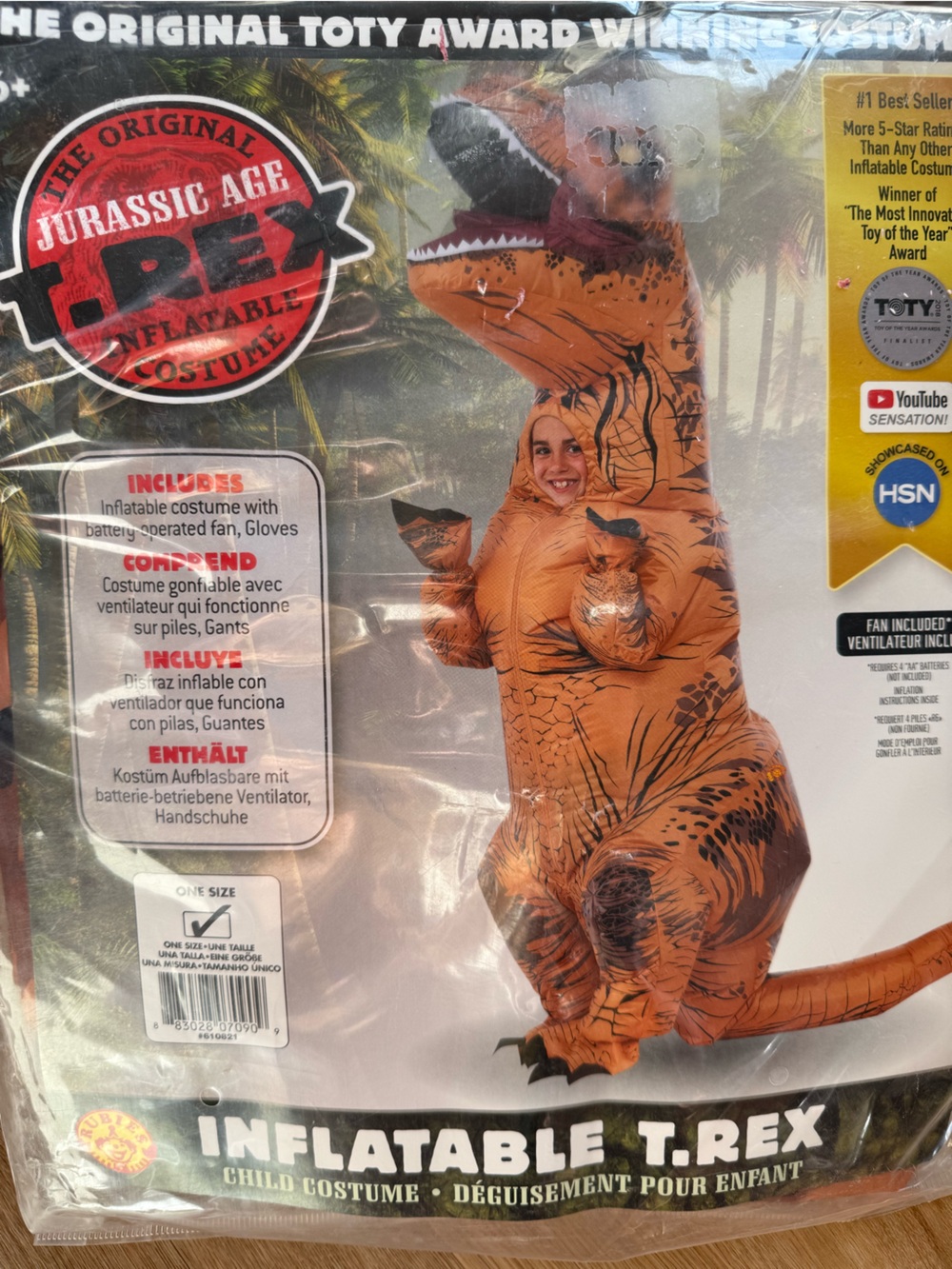 Inflatable T Rex Costume